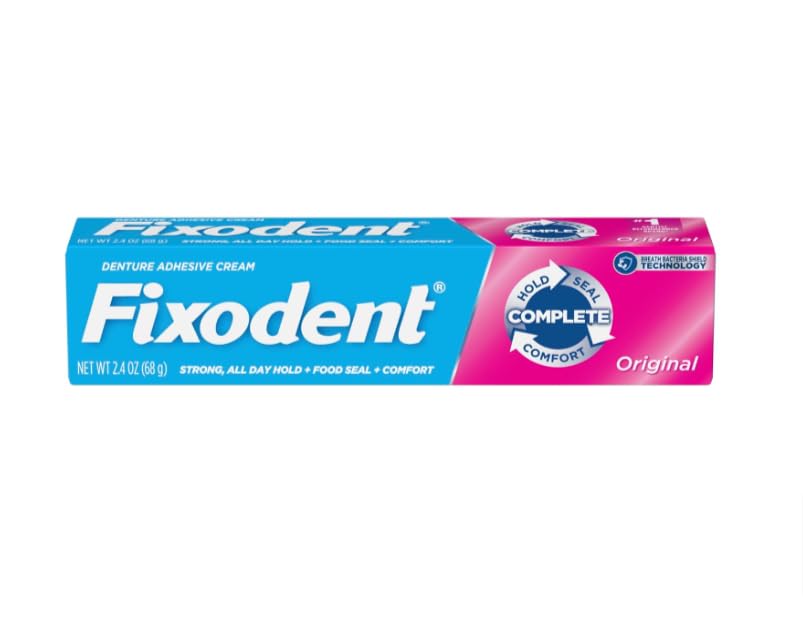 Fixodent D.enture Cream, Original, 2.4 oz