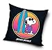 Snoopy Pies Rainbow Poszewka na poduszkę Poszewka na poduszkę dla dzieci, łóżko 40 x 40 cm, kolor czarny