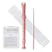 KINGSO 8-Hole Soprano Descant Recorder With Cleaning Rod + Case Bag Music Instrument (Pink)