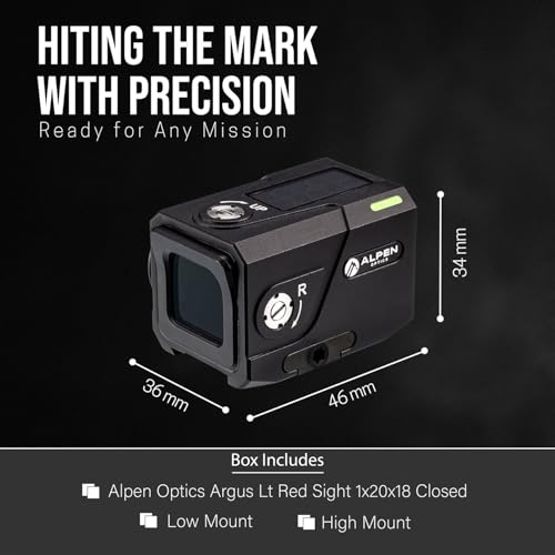 Argus LT Red Dot Sight 1x26x23 open - Image 3