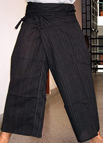 RaanPahMuang Striped Thai Fisherman Pants Men Women Loose Yoga Pirate Harem - Image 3