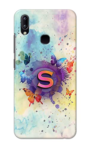 Image of PRINTFIDAA� Printed Hard Back Cover Case for Vivo Y91 | Vivo Y93 | Vivo Y95 Back Cover (Alphabet S) -2808