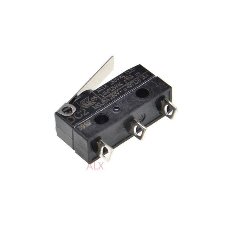 5PCS DC2C-A1LA Waterproof Push Button tact Switch Momentary Micro Limit switches Microswitch 3Pin SPDT 10.1A 250V DC2