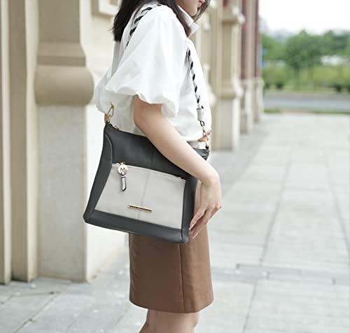 MKF Crossbody Bags for Women Purses and Handbags– PU Leather – Medium Over the Shoulder Side Messenger Bag3