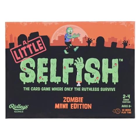 Ridley's A Little Selfish: Zombie Edition Card Game Cover