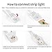 RGBZONE 3 Pin 10mm LED Connector Kit with 32.8ft 3 Pin Extension Cable and 10 Pcs 3 Pin LED Strip to Wire Connectors for 10mm IP20/IP65 SMD 5050 Dream Color LED Strip Light WS2811 WS2812B