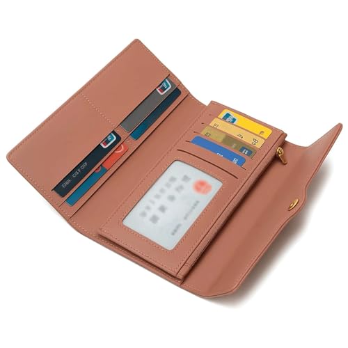 Women's Wallets Leather Trifold Clutch Wallet Credit Card Holder Ladies Travel Wallet Purse Long Printed Hasp Clutch2