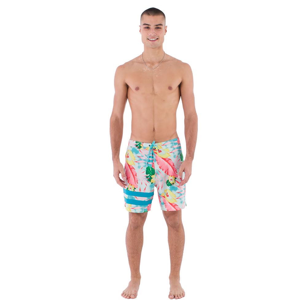 Hurley Phantom Block Party 18' Pantalones Cortos Hombre (Pack de 1)