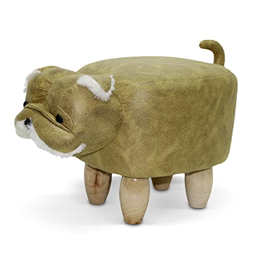 HAPPERS KIDS Taburete Infantil Mascota, Asiento Auxiliar y Reposapiés para Niños