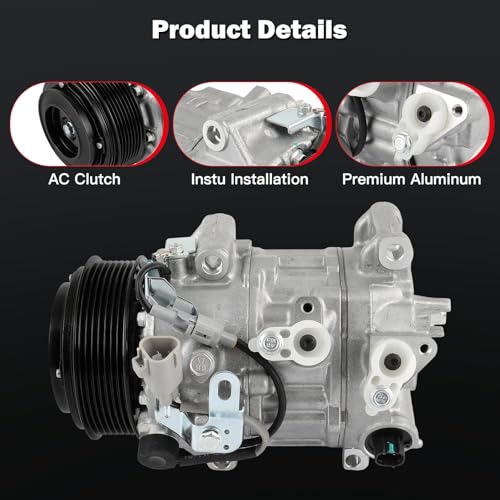 Image of cciyu Air Conditioning Compressor for Toyota Highlander for Lexus GS200t
