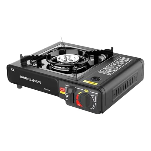 Camping Gas Portatil Hornillo Butano de Cocina Infernillo Ornillo Fogao a Infiernillo Fogones Gaz con Bombona Portátil Campin Hornillos Portatiles