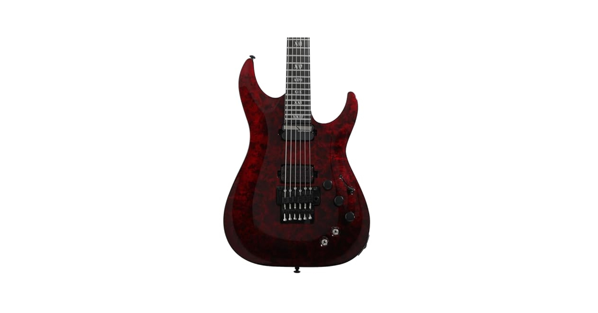 【10378】 ほぼ未使用 Schecter C-1 Apocalypse Schecter C-1 Apocalypse Electric Guitar - Red Reign | Sweetwater