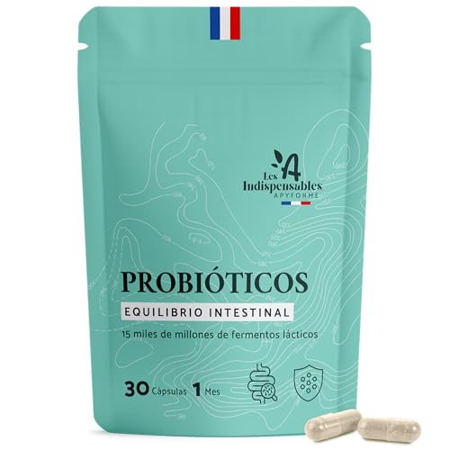 Apyforme - Probióticos Flora Intestinal - 10 Cepas Exclusivas, Lactobacillus, Bifidobacterium - 30 Cápsulas Gastroresistentes - Probio+