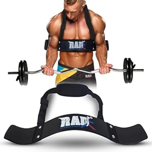 RAD Arm Blaster for Biceps & Triceps – Build Powerful Arms with Bicep Blaster Curl Support Isolator – Bicep Curl Machine