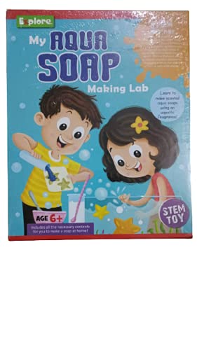 Purvi STEM Learner | My Aqua SOAP Making LAB Educational Activity Toy Kit, for Ages 6+ of Boys and Girls,Assorted