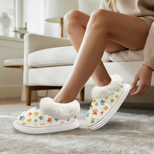 Tie-Dye Slippers for Women Soft Breathable Polar Fleece Shoes for Unisex-Adult,Winter3