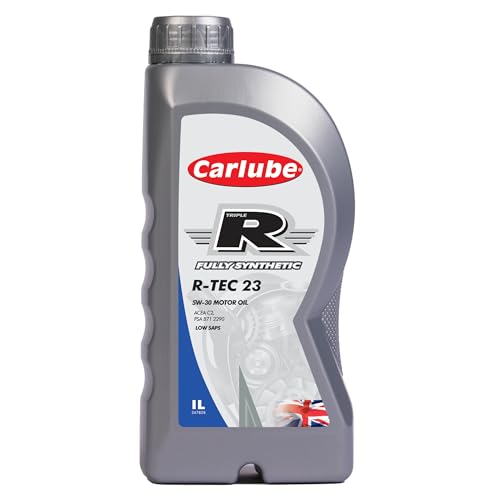 Carlube Triple R 5W-30 ACEA C2, API SP, PSA Olio Motore Completamente Sintetico R-TEC 23 1L