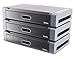 Kantek Monitor Riser with Drawer & Smartphone/Tablet Slot, 19-Inch Wide x 11-Inch Deep x 4-Inch High, Black/Dark Grey (MS760)
