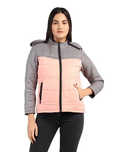 Image of CHKOKKO Women's Winter Quilted Jacket BabyPeach XL