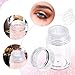 6 Pcs Clear Plastic Loose Powder Bottle Glitter Powder Bottle Baby Powder Container with 12 Holes Sifter and Lids Loose Powder Containers 10 ml Travel Powder Container