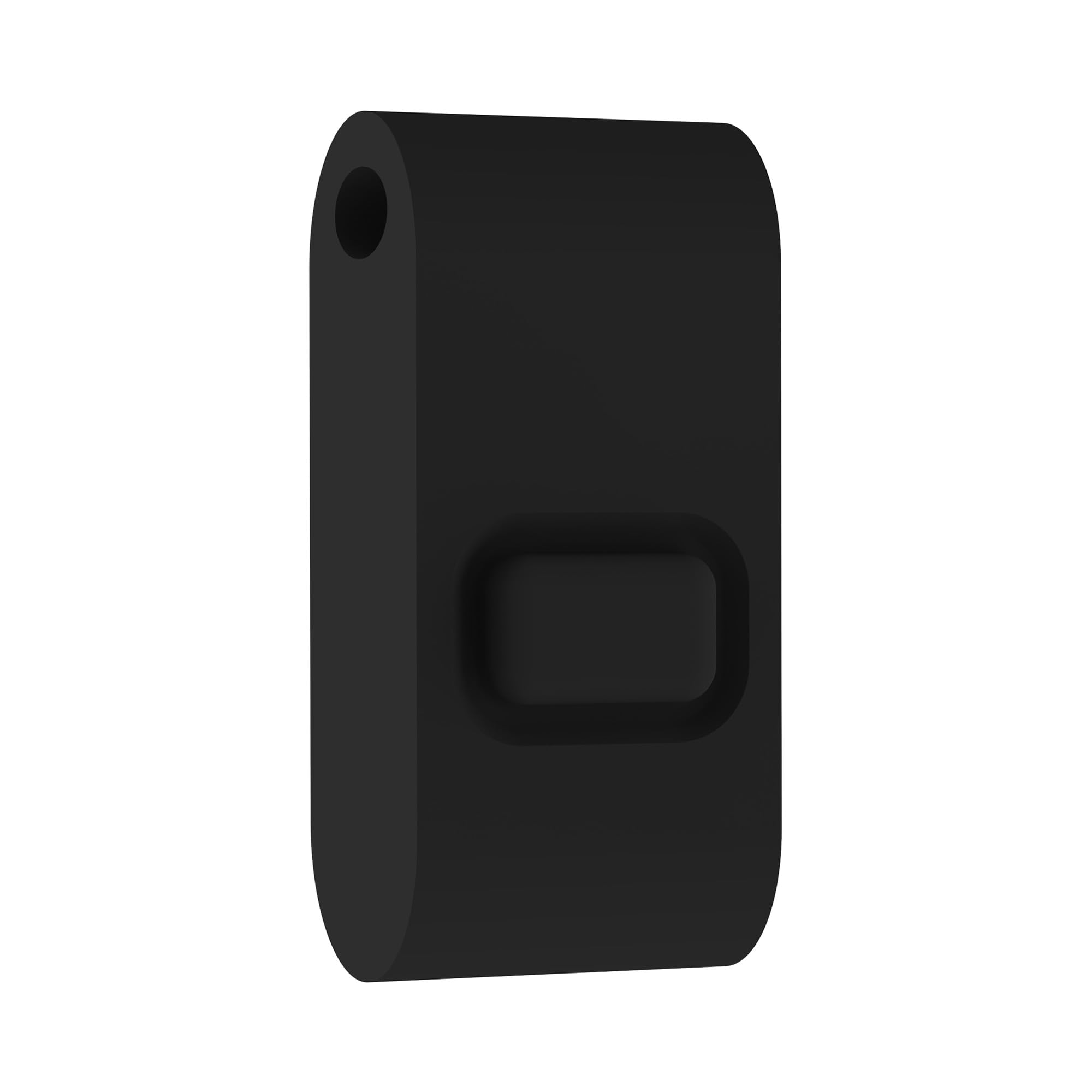 Candeo Kinetic Silicon Fob - 1 Button, Black | RF Receiver Modules | Eco Friendly | Battery Free | Wireless Control | Versatile 2 Way System | Kinetic Push Button | Portable Home Control