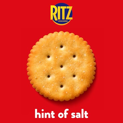 Image of RITZ Hint of Salt Crackers, Snacks for Kids and Adults, Lunch Snacks, 13.7 oz
