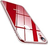 TORRAS Clear iPhone XR Case, Ultra Thin Slim Fit Soft Silicone TPU Protective Cover Cases Compatible with iPhone XR, Clear
