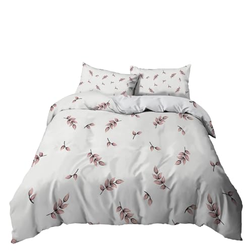 Housse de couette 220x240 microfibre douce anti-glissement à zip - 3