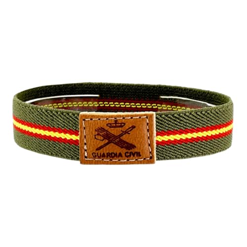 BDM - Pulsera de la Guardia Civil de tela para hombres y mujeres elástica en...