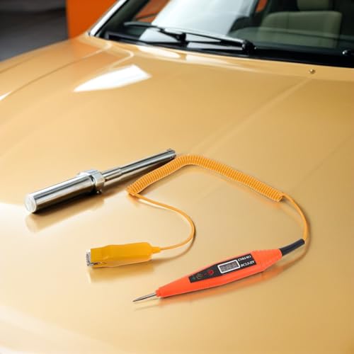 Comprobador de voltaje para coches con cable extendido y diagnóstico digital 7