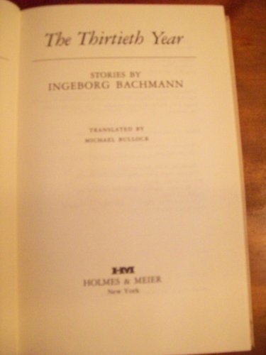 The Thirtieth Year: Short Stories