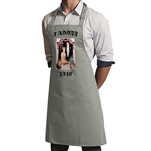 Tablier cuisine vintage fini les vêtements tachés grâce au style rétro 1940