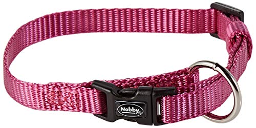 Nobby Halsband Classic, Himbeere L: 20-35 cm, B: 10 mm, 1 Stück