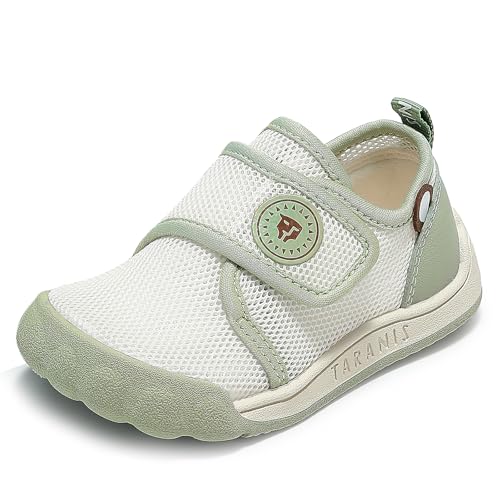 Toddler Sneakers Girls Boys Breathable Walking Shoes Mesh Upper with Hook and Loop