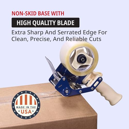 Image of Tape Logic 3 Inch Multi Roll Packing Tape Dispenser, Heavy Duty Desk Tape Dispenser with Non-Skid Base for Shipping Tape, Packaging Tape, Moving Tape, Mailing, Office, Warehouse & Packing Supplies