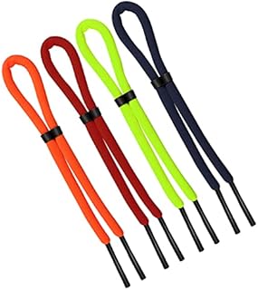 AIEX 4 Pcs 26 inch Floating Sunglasses Strap Adjustable Sunglasses Retainer Anti-Lost Eyeglass Straps for Water Sports Boating Kayaking Surfing Men Women