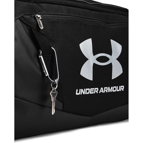 Under Armour Unisex-Adult Undeniable 5.0 Duffle, Black (001)/Metallic Silver, X-Small