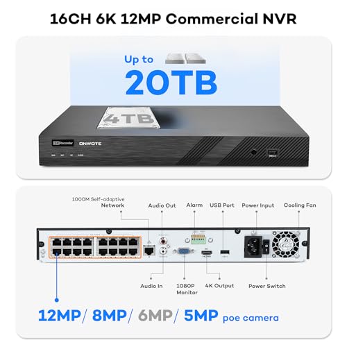 Outdoor Security Camera System with NVR