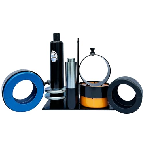 HKTE Heavy Duty Clamshell Bearing Puller Kit - Professional Tool for Carrier & Pinion Bearings Removal Fits Dana Ford GM BW78 Axles