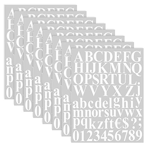 Autocollants de lettres pour adresse visible et numéro de porte