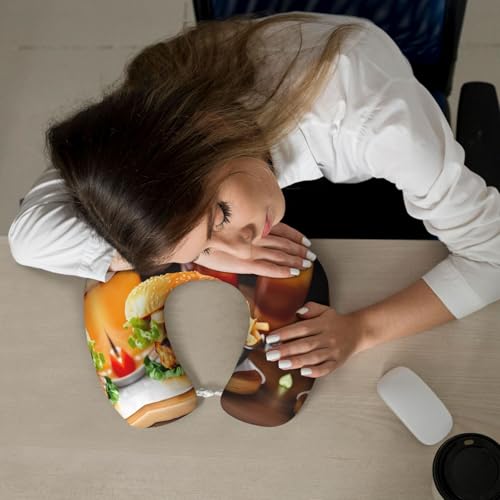 Almohada de espuma viscoelástica para cuello de viaje miniatura 7
