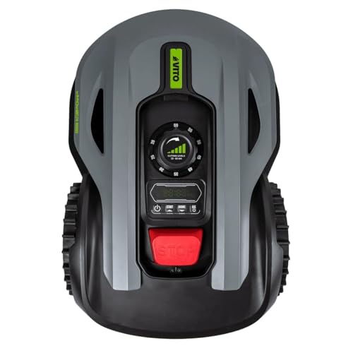 VITO – Robot cortacésped conectado 800m2 – Recortadora de batería 20 V estación de carga – Cable periférico – Conexión Android iOS