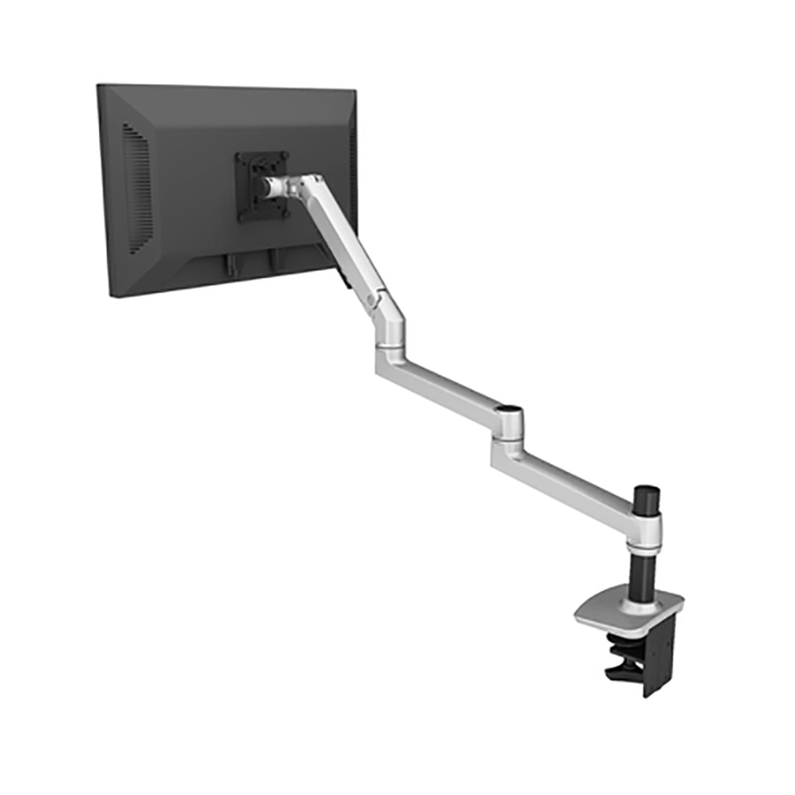 Cfwwsaq 1 Monitor Arm, Aluminum Full Motion Free Lifting Ultra Long Arm 0-38 Inch Led Lcd Monitor Holder Monitor Mount Bracket(V63c-Silver)