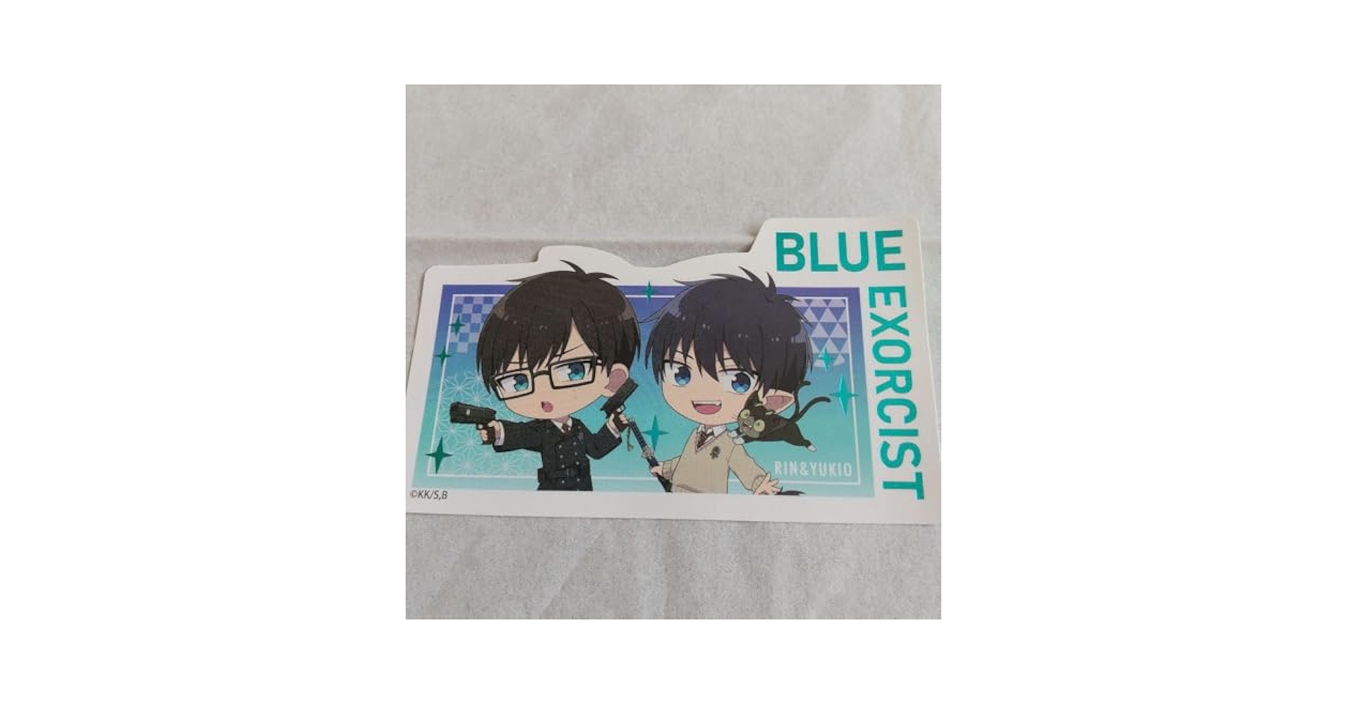 青エク　奥村燐　雪男　ジャンフェス　キャラスト　アクキー　ステッカー 青エク 奥村燐 雪男 ジャンフェス キャラスト アクキー