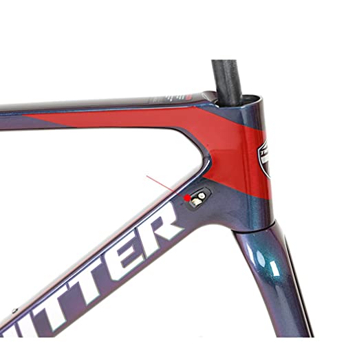 image for QHIYRZE Carbon Fiber Road Bike Frameset Discoloration Disc Brake Bicyc