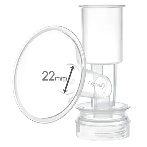 Image of Maymom Breast Shield Flange Compatible with Ameda Breast Pumps (22 mm, Small, 1-Piece)