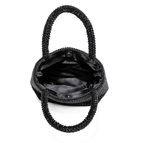 Bolso de mano para mujer mini negro elegante miniatura 5