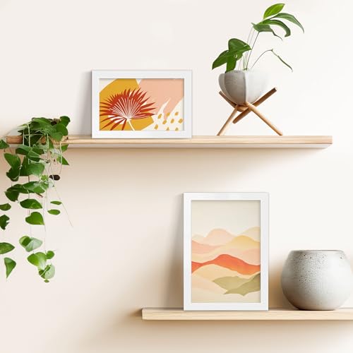 Image of LaVie Home 4x6 Picture Frame White Set of 10, Display 4 x 6 Picture, Photo Frame Collage for Wall Gallery or Table Deco, Hanging or Tabletop Display