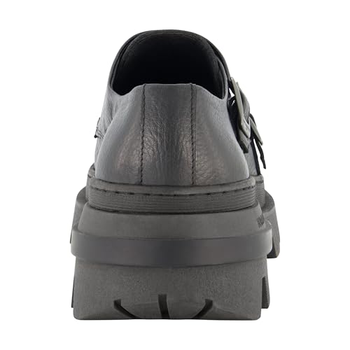 KARL LAGERFELD Men's Tumbled Leather Double Monk Moc Toe Sneaker3