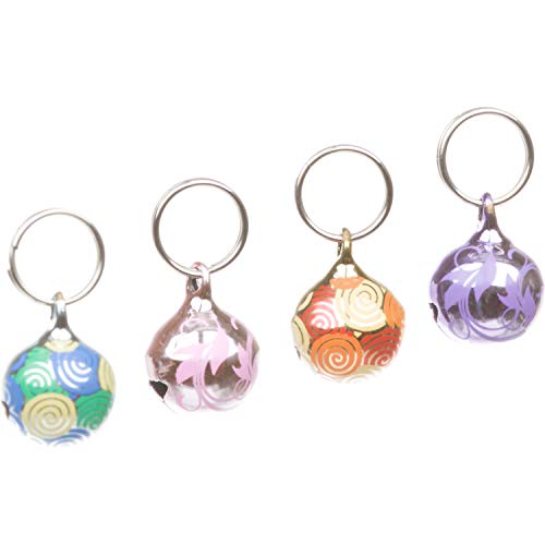 Petco Patterned Accessory Bells for Cat Collars, Assorted - Includes 2 Bells